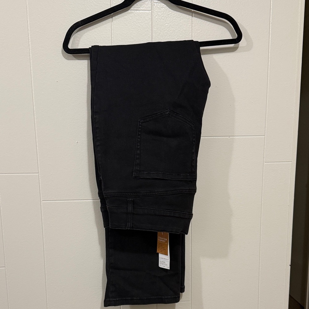 Lane Bryant Black Stretchy Boot Cut Jeans